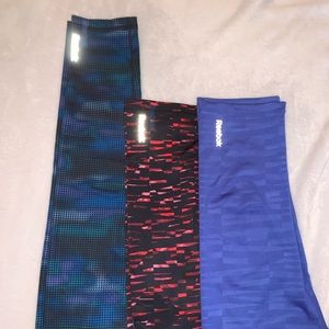 3 pairs of Reebok leggings